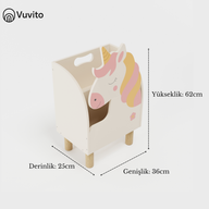 Montessori Unicorn Kitaplık-Kitaplık-Vuvito-NowShopFun