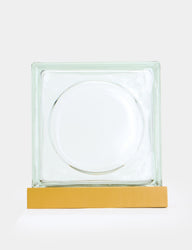 Mood Block Round Dekoratif Abajur - Hardal Sarısı-Masa Lambası-Maisonord-NowShopFun