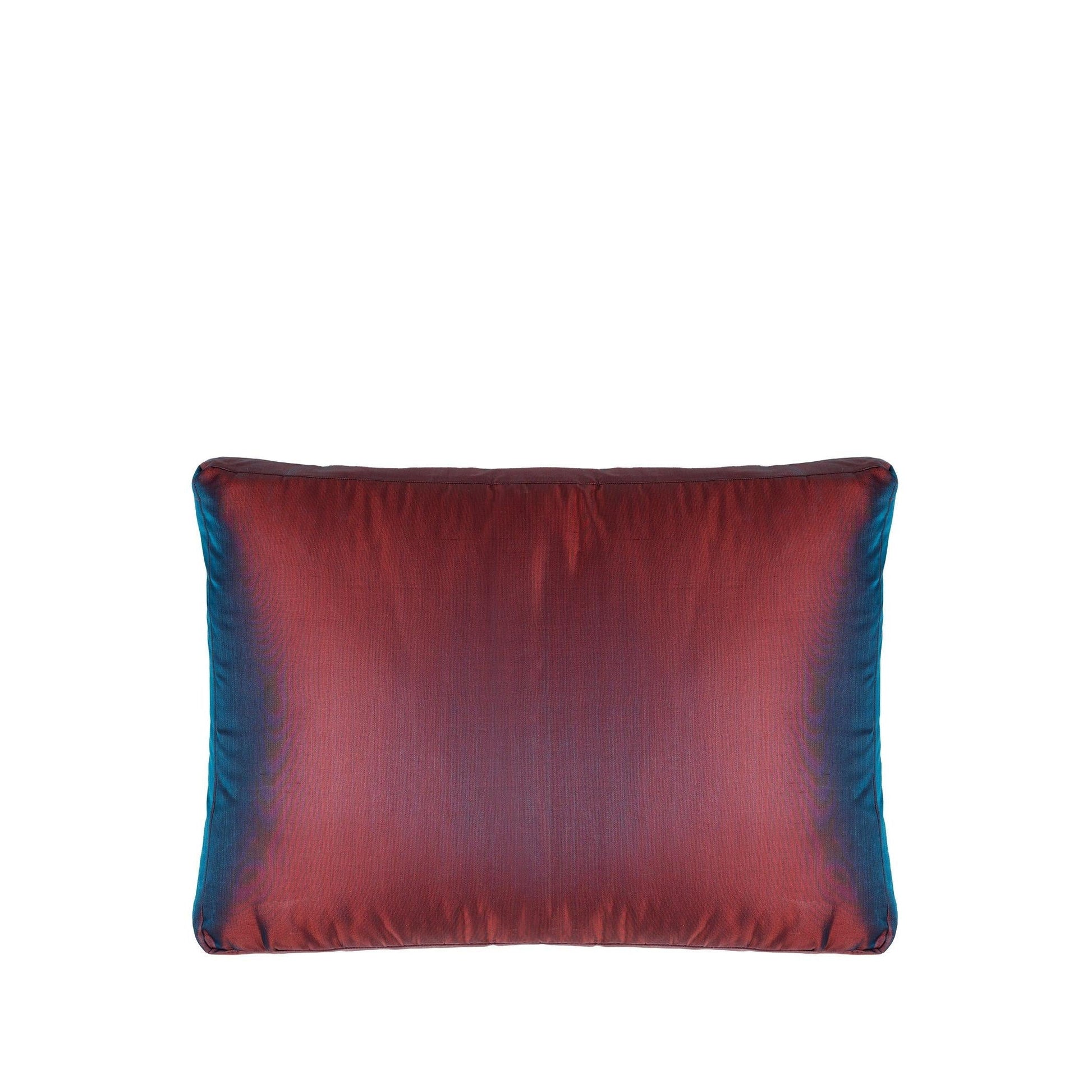 Mor İpek Degrade Soyut Göz El Boyaması Kırlent