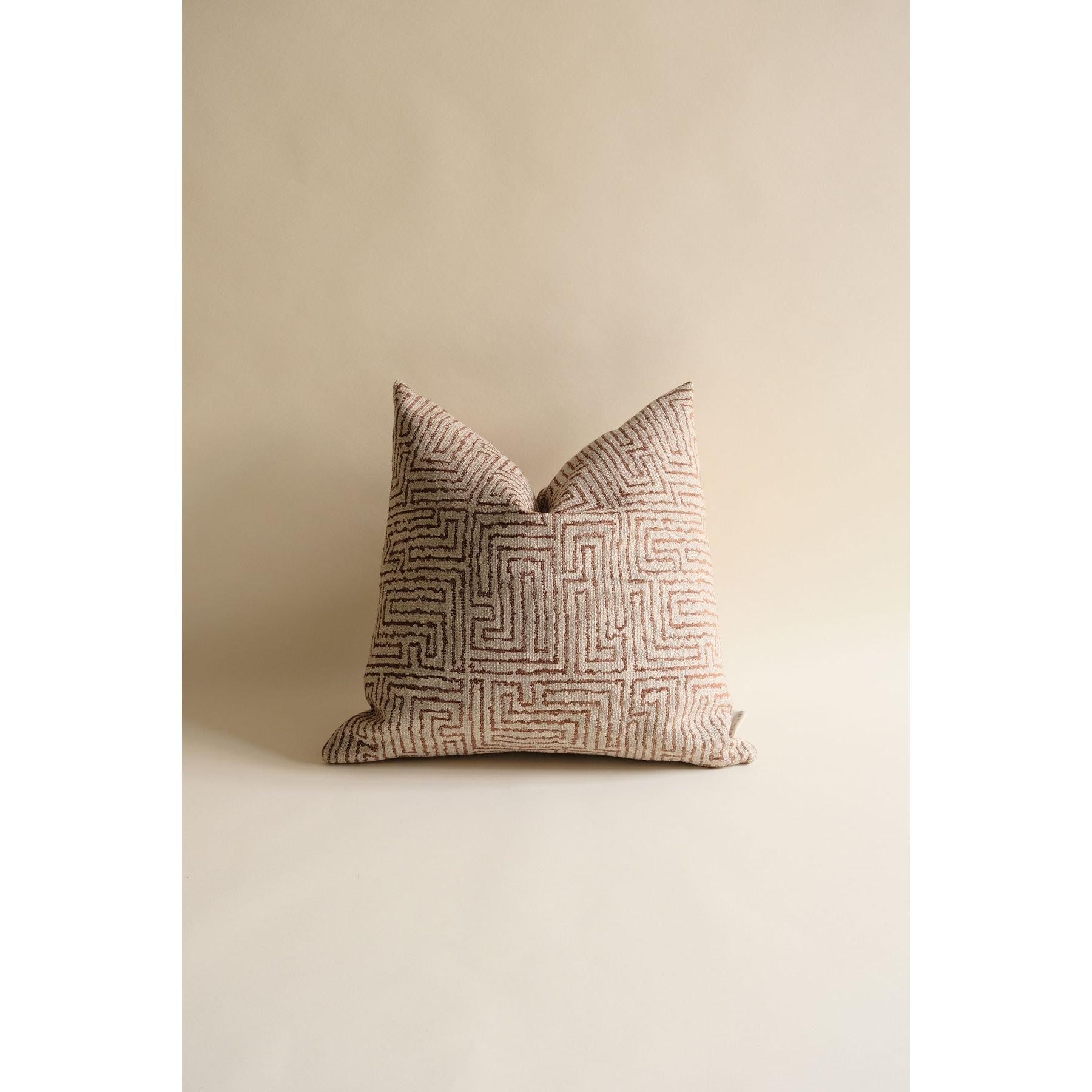 Morven Turuncu Kuş Tüyü Kırlent