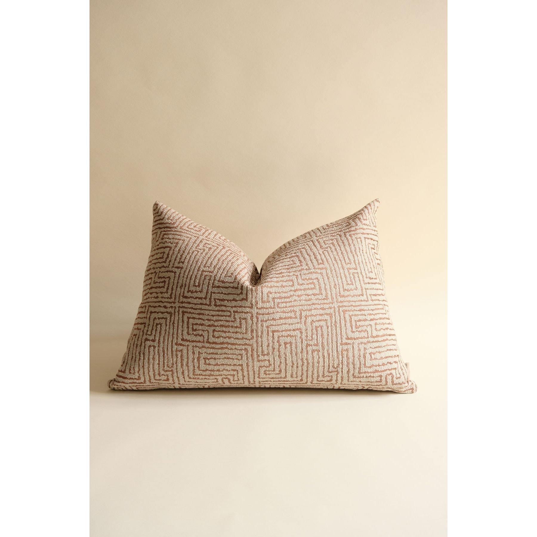 Morven Turuncu Kuş Tüyü Kırlent