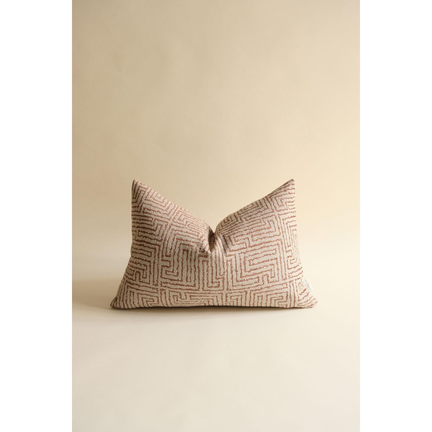 Morven Turuncu Kuş Tüyü Kırlent