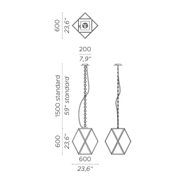 Muse Büyük Sarkıt Aydınlatma