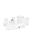 Myra Kristal Banyo Complete Set Gümüş - 7 Parça