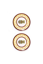 Mystic İndia Burgundy Servis Tabak (2'li Set)