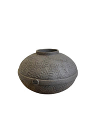 Mythos Oval Seramik Obje-Dekoratif Ürün-Meru İstanbul-Kahverengi-NowShopFun