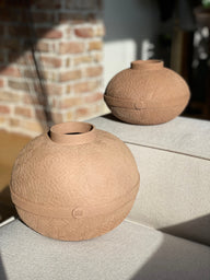 Mythos Round Seramik Obje-Dekoratif Ürün-Meru İstanbul-Ekru-NowShopFun