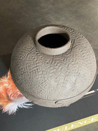 Mythos Round Seramik Obje-Dekoratif Ürün-Meru İstanbul-Ekru-NowShopFun