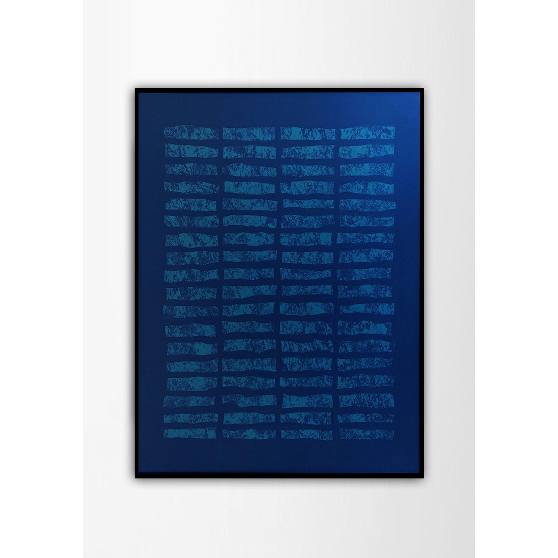 Navy Stamps Kanvas Üzeri Akrilik El Yapımı Tablo