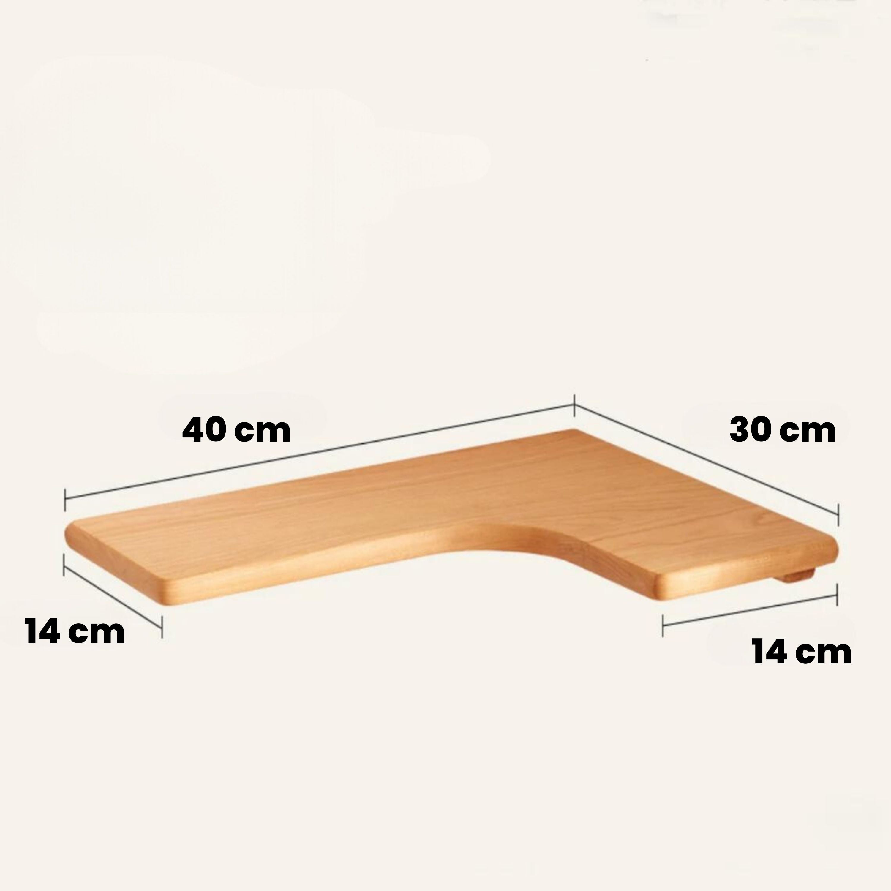 Nefin El Yapımı Masif Ahşap Raf