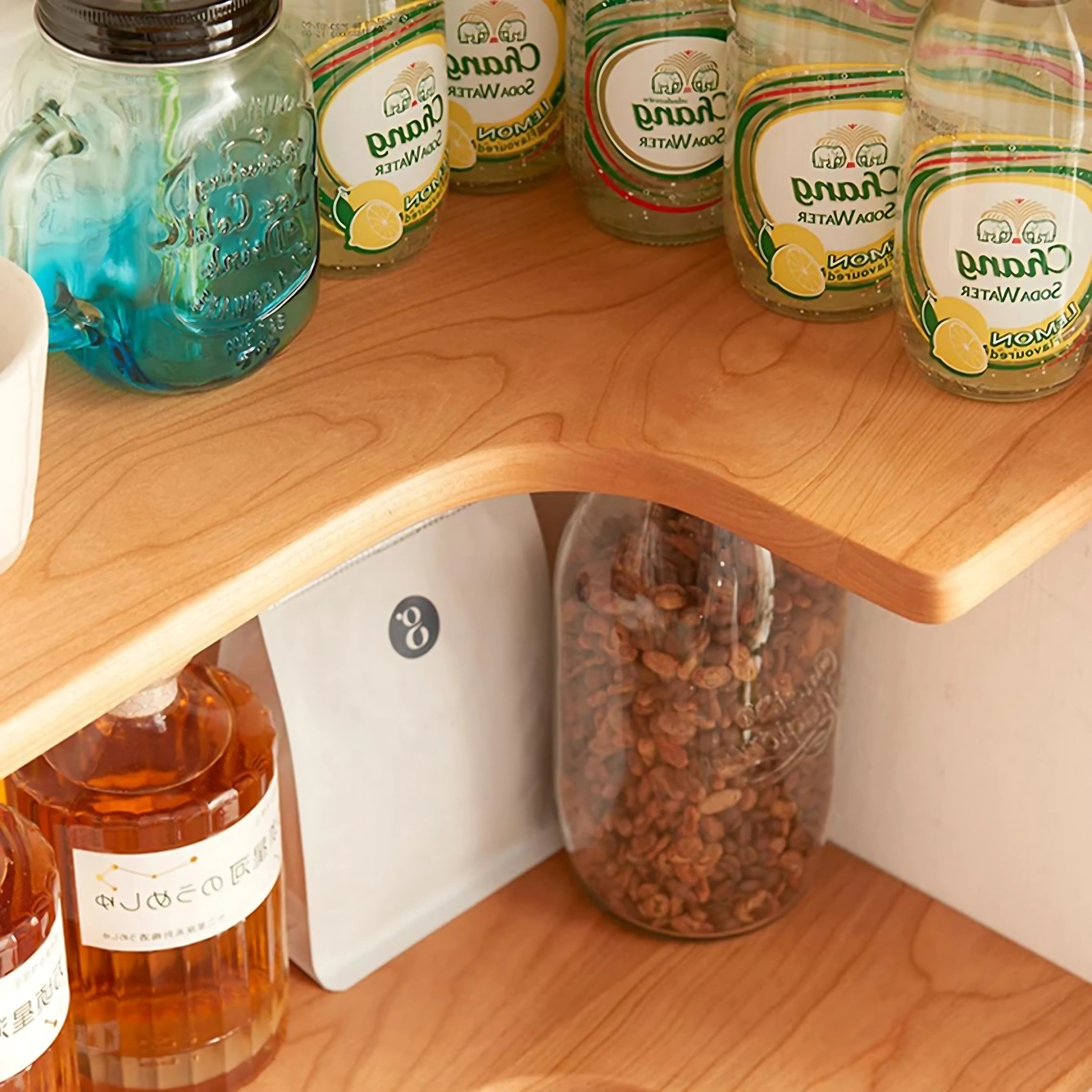 Nefin El Yapımı Masif Ahşap Raf