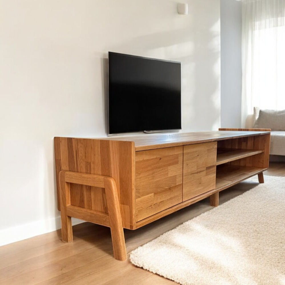 Neist Masif Meşe Tv Ünitesi