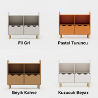Nero Çiftli Dolap-Dolap-Vuvito-Pastel Turuncu-NowShopFun
