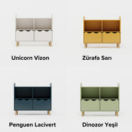 Nero Çiftli Dolap-Dolap-Vuvito-Pastel Turuncu-NowShopFun