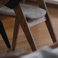 Nest Sırt Saydam Siyah Gövde Açık Ceviz-Sandalye-KYS Design-Açık Ceviz-NowShopFun