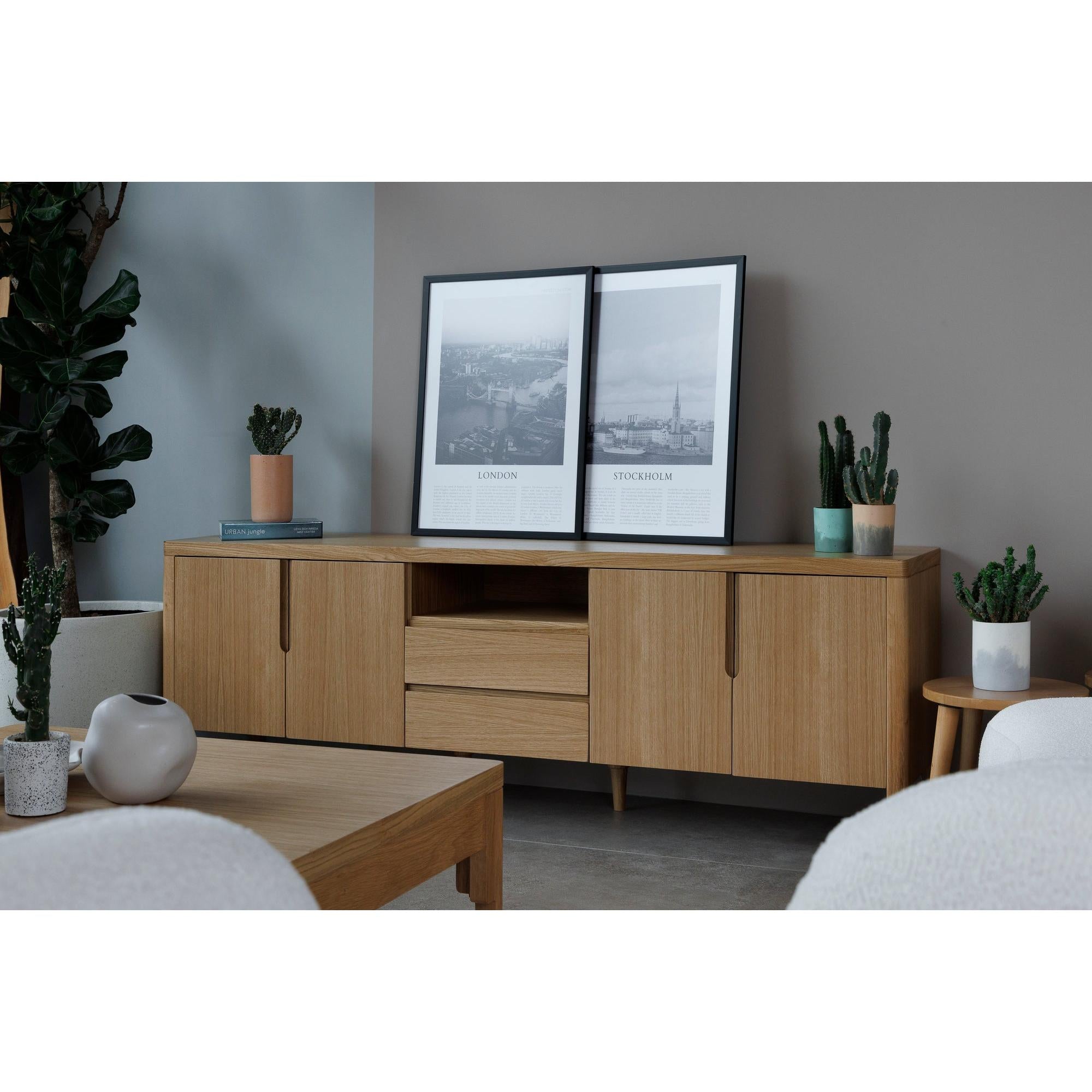 Nesta Ahşap 2 Çekmeceli Tv Ünitesi