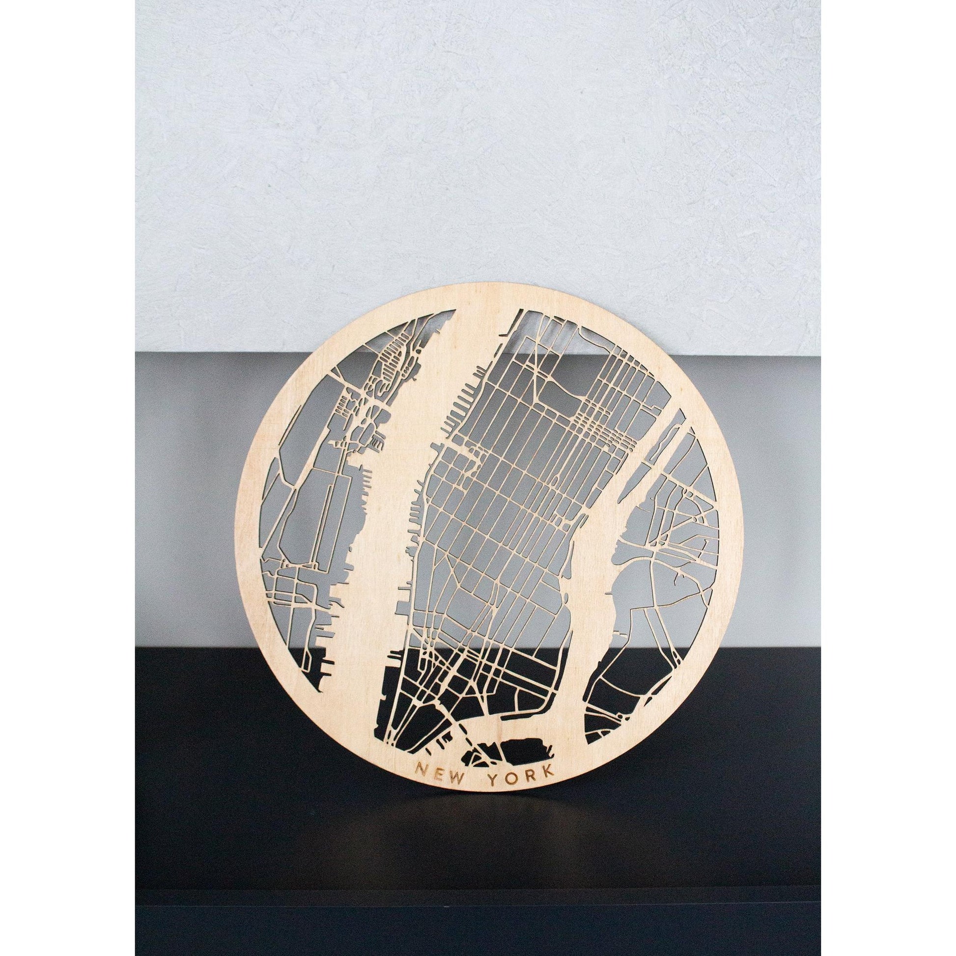 New York Ahşap Şehir Haritası