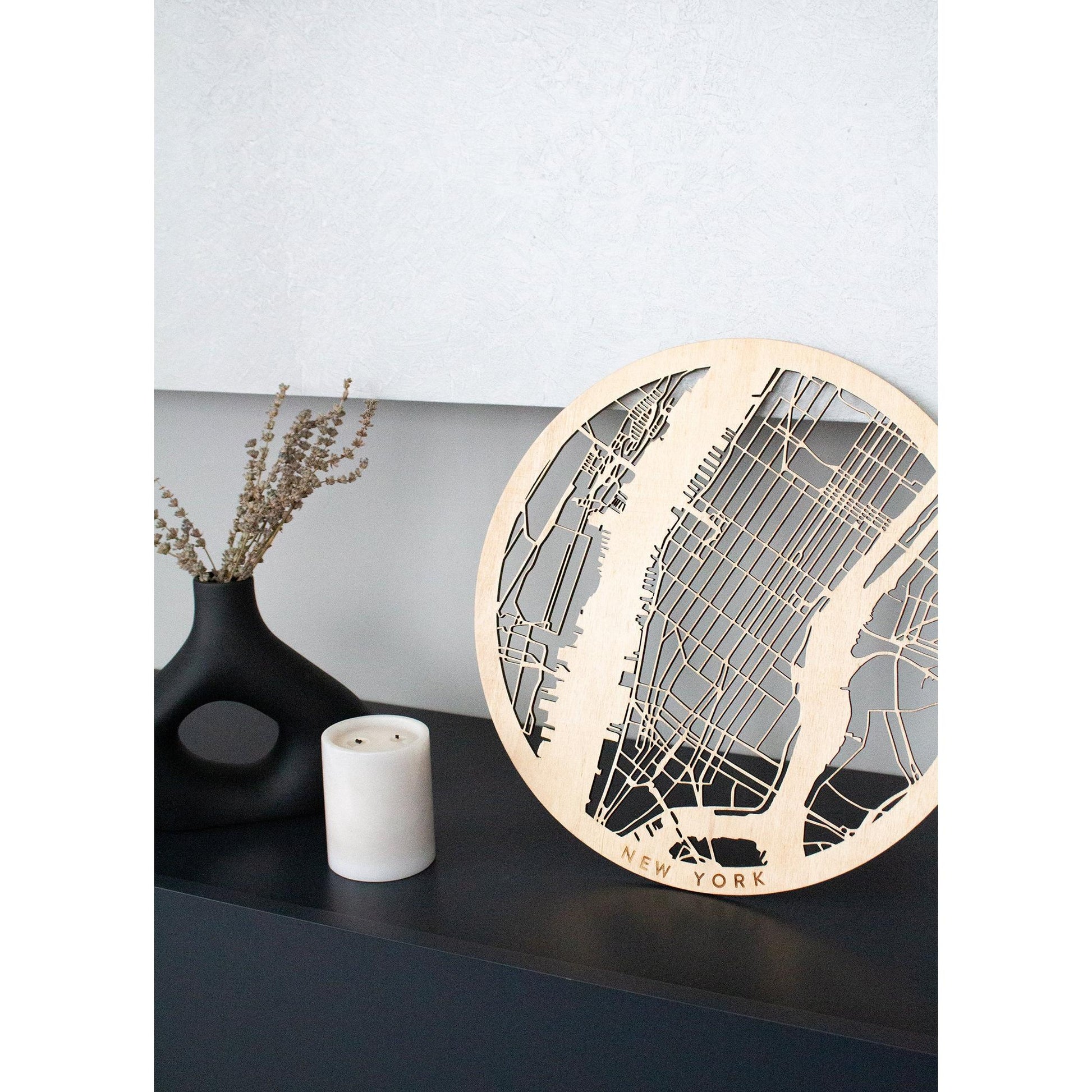 New York Ahşap Şehir Haritası