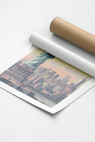 New York | Şehir Posteri-Poster-ODA.products-30x40-Beyaz-NowShopFun