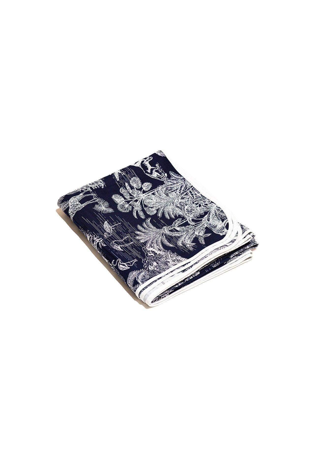 Noc Majorella Lacivert Masa Örtüsü (Çift Taraflı)