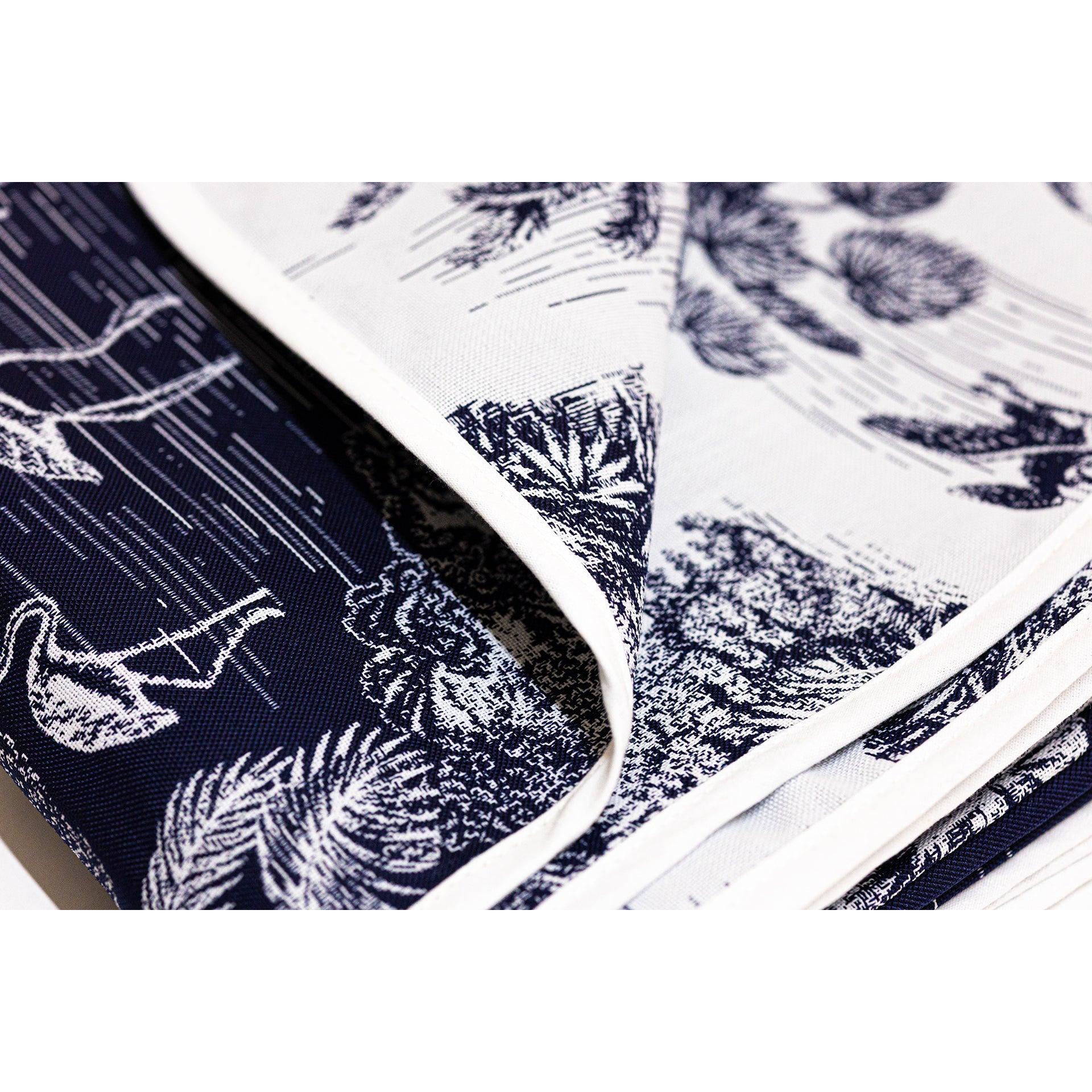 Noc Majorella Lacivert Masa Örtüsü (Çift Taraflı)