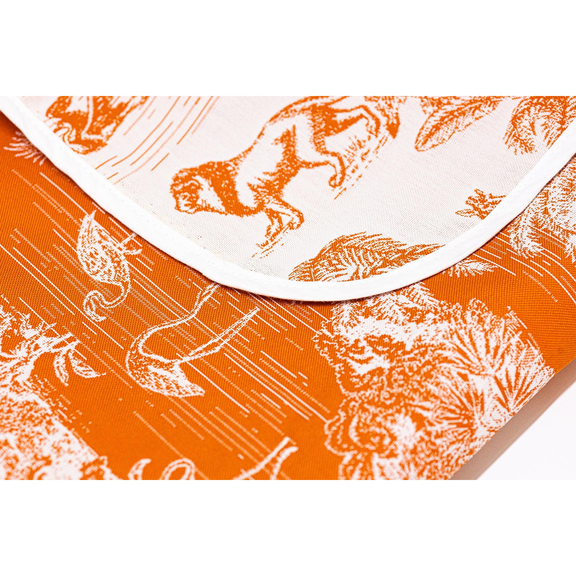 Noc Majorella Turuncu Masa Örtüsü (Çift Taraflı)