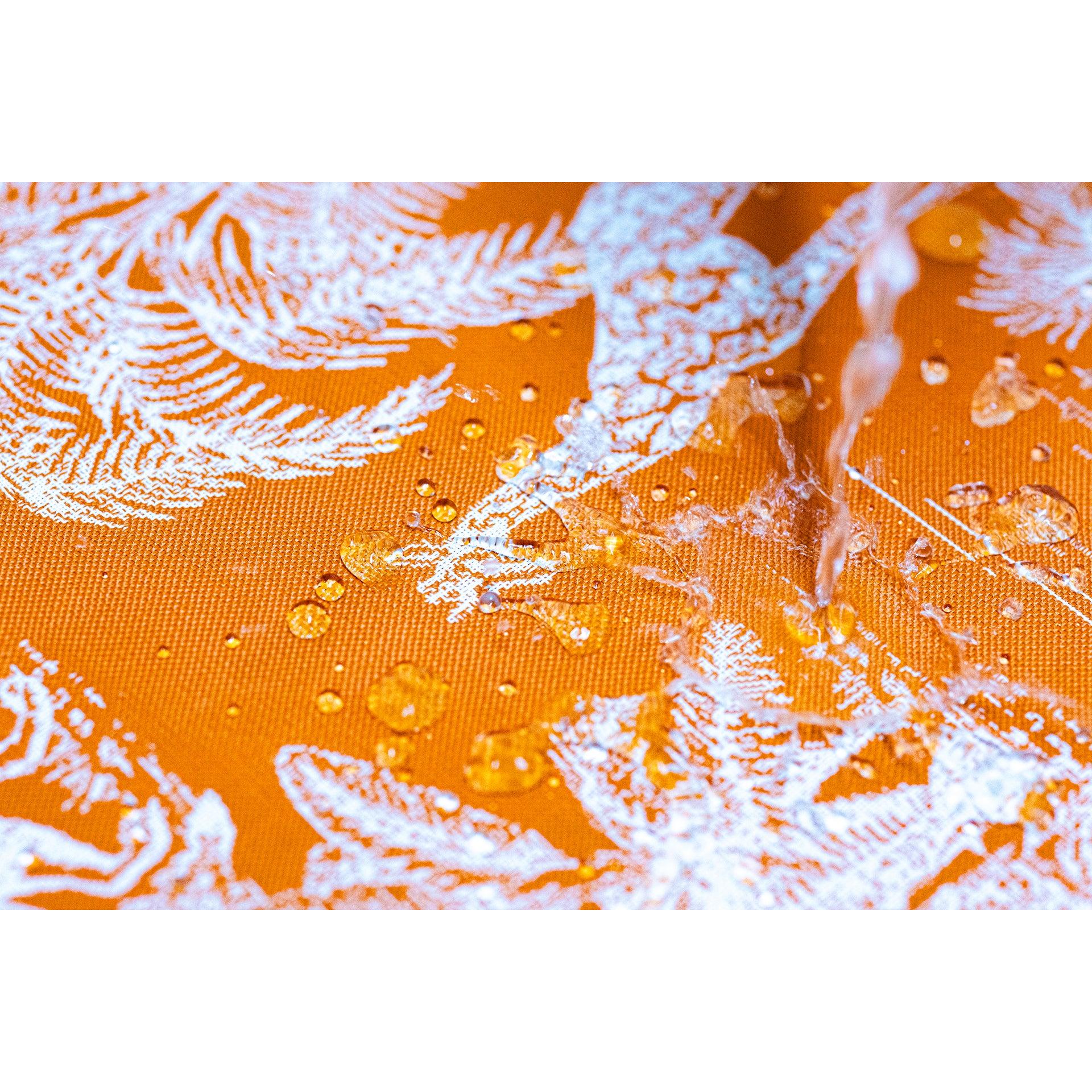 Noc Majorella Turuncu Masa Örtüsü (Çift Taraflı)