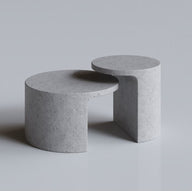 Nodus Hafif Beton Orta Sehpa Seti-Orta Sehpa-Mazel Orbis-Beton Rengi-NowShopFun