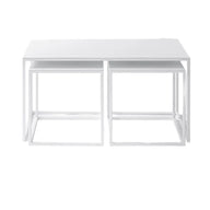 Nora Metal Orta Sehpa Seti-Orta Sehpa-Envlin-Siyah-NowShopFun
