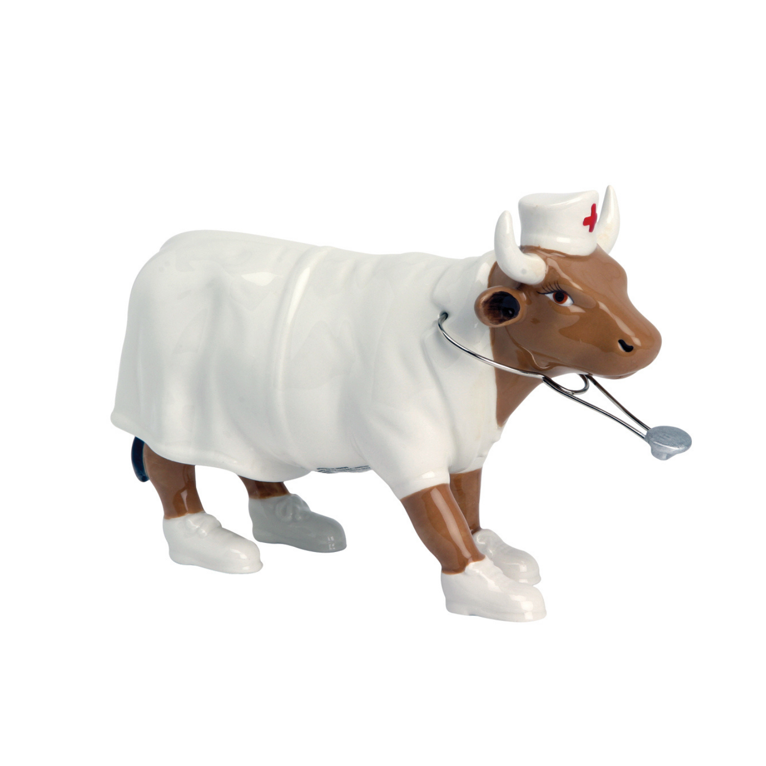 Nurse Nighten Cow - El Yapımı İnek Figürü