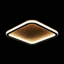 Nuvora Ahşap Detaylı Plafonyer Led Avize 40 x 40 Cm