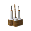 Rattan Yağlık Tuzluk Seti