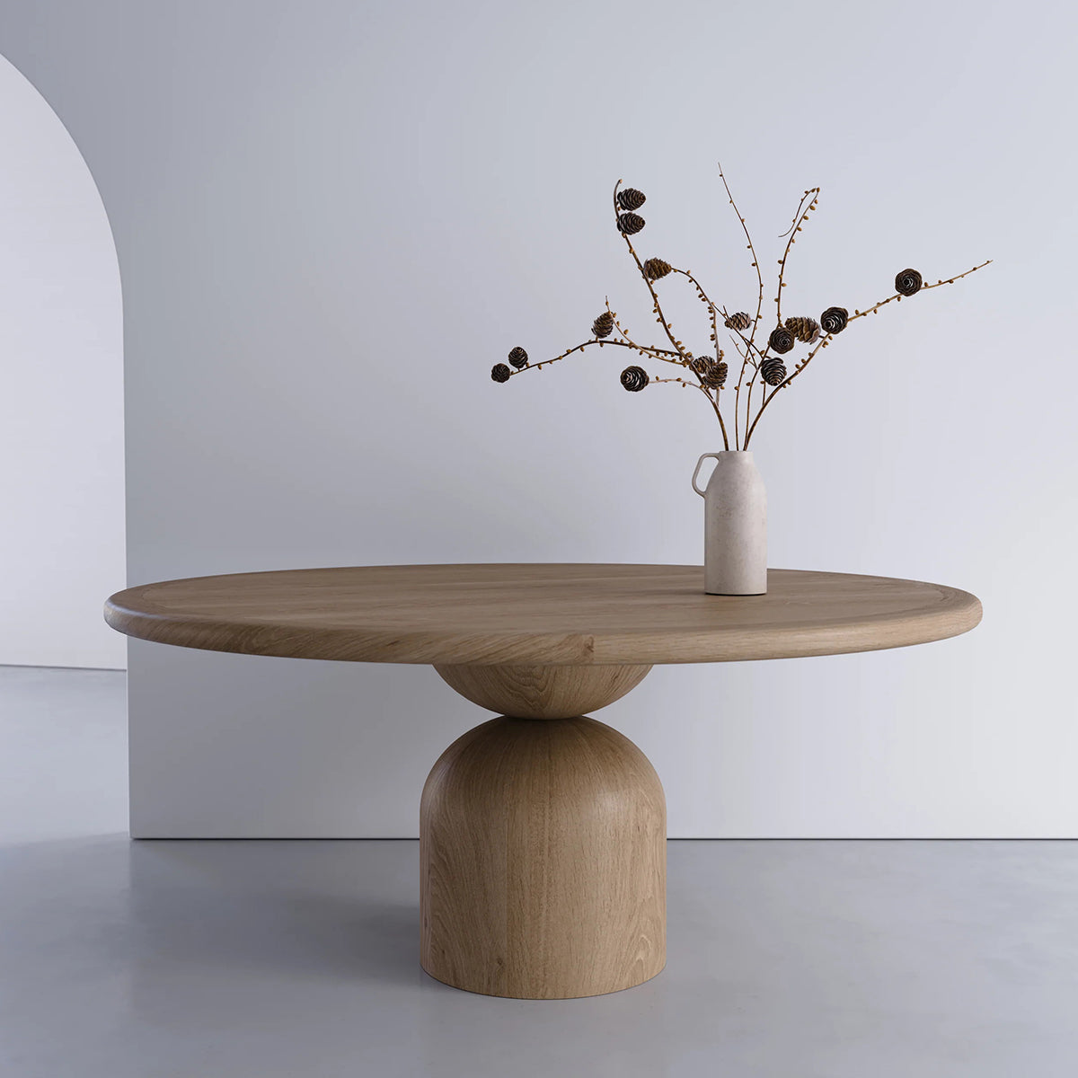 Odesa Ahşap Kütük Yemek Masası