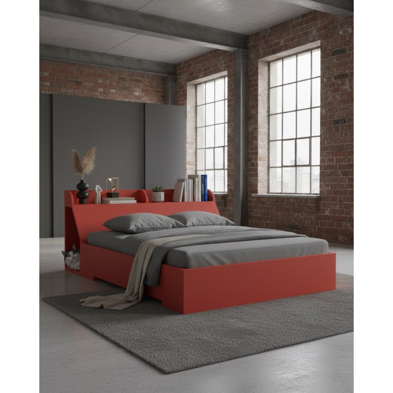 Onn Burrow - Evcil Hayvan Paylaşımlı Çift Kişilik Karyola