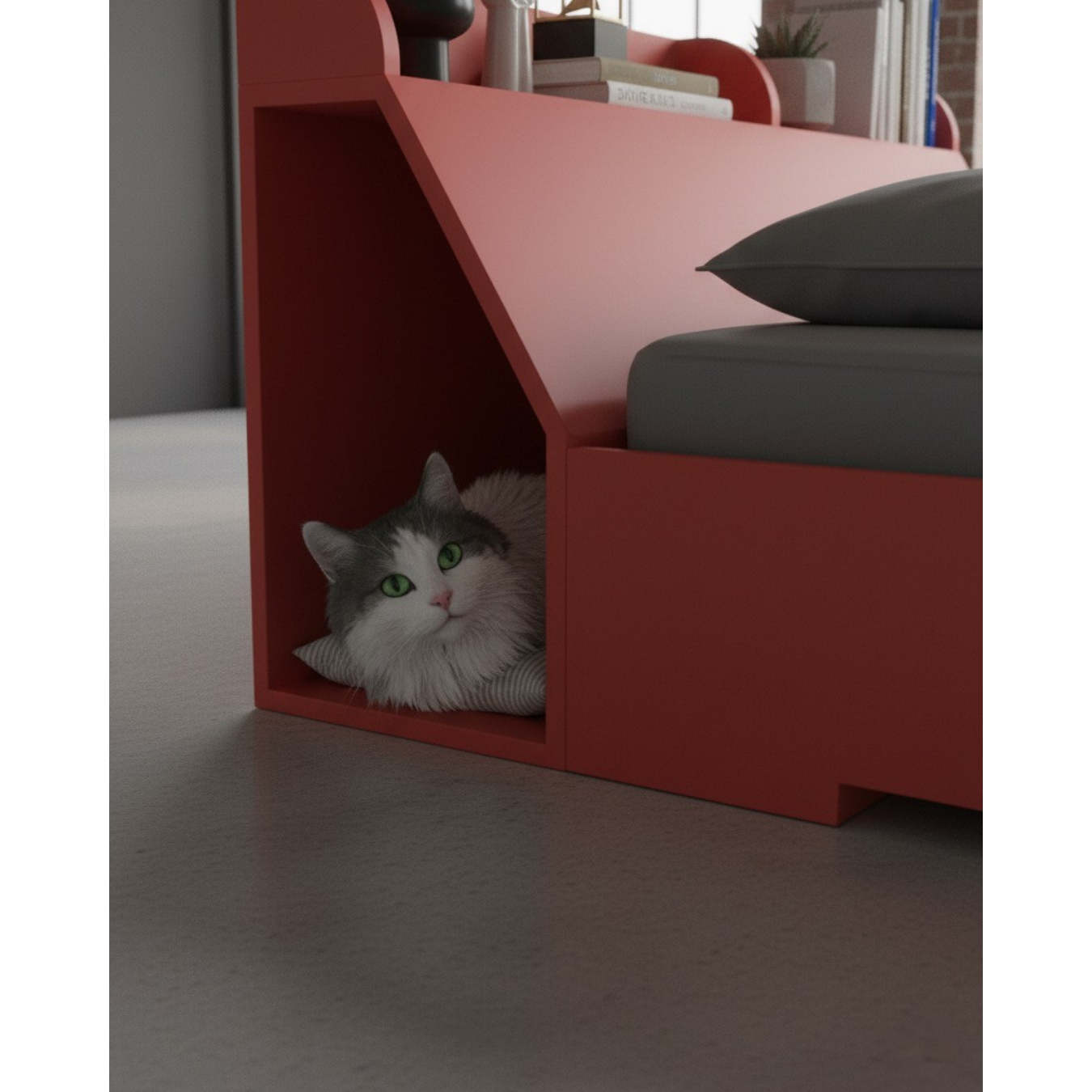 Onn Burrow - Evcil Hayvan Paylaşımlı Çift Kişilik Karyola