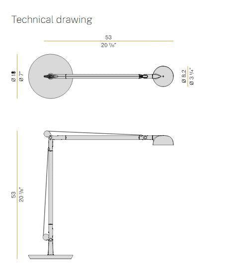 Opuntia Mat Siyah Masa Lambası