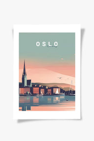 Oslo | Şehir Posteri-Poster-ODA.products-30x40-Çerçevesiz-NowShopFun