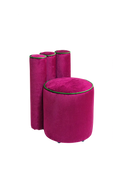 Özel Sırt Detaylı Pembe Puf