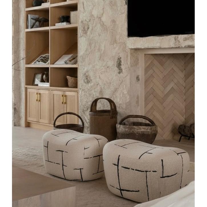 Pablo Asimetrik Puf / Yan Koltuk