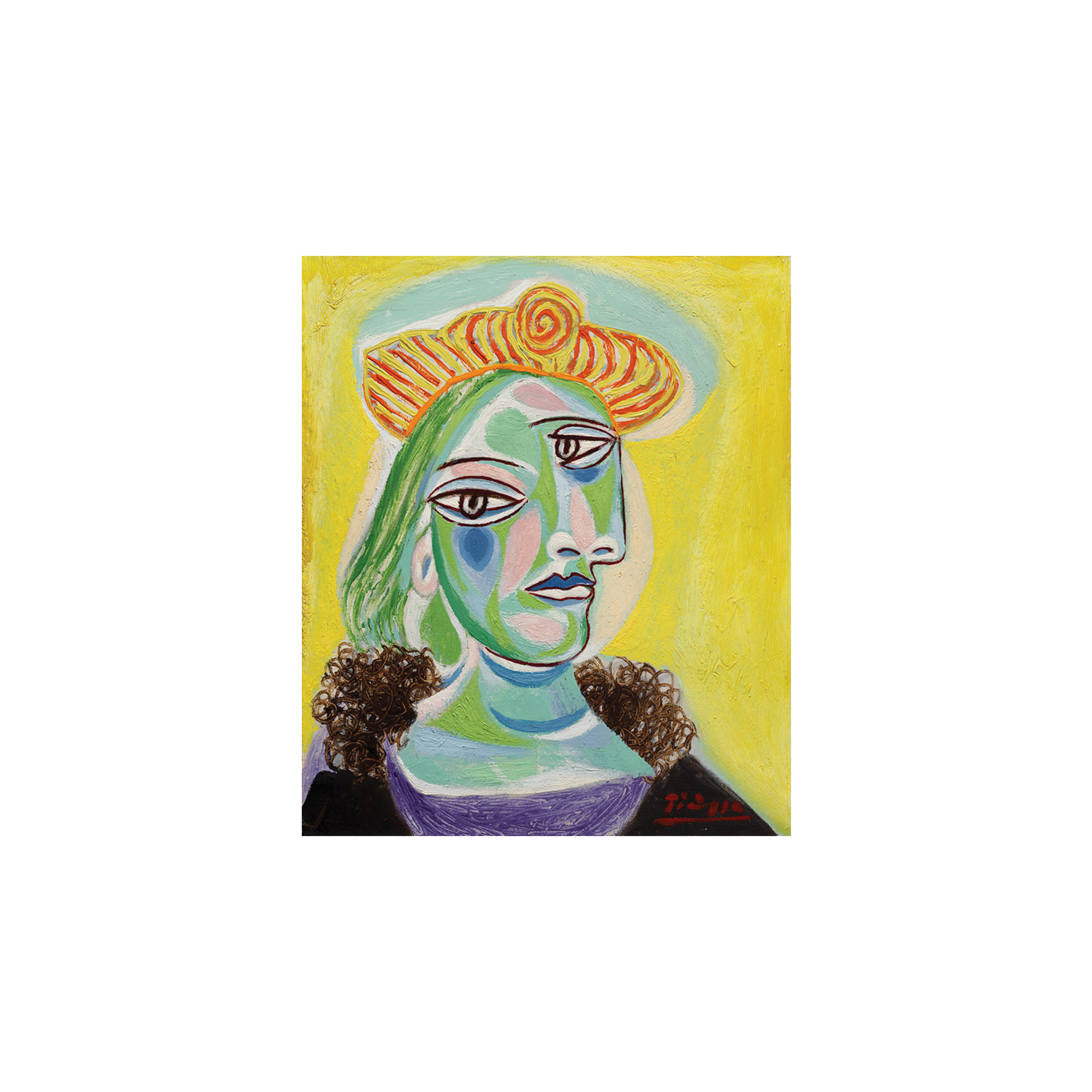 Pablo Picasso - Bir Kadının Büstü Fine Art Baskı