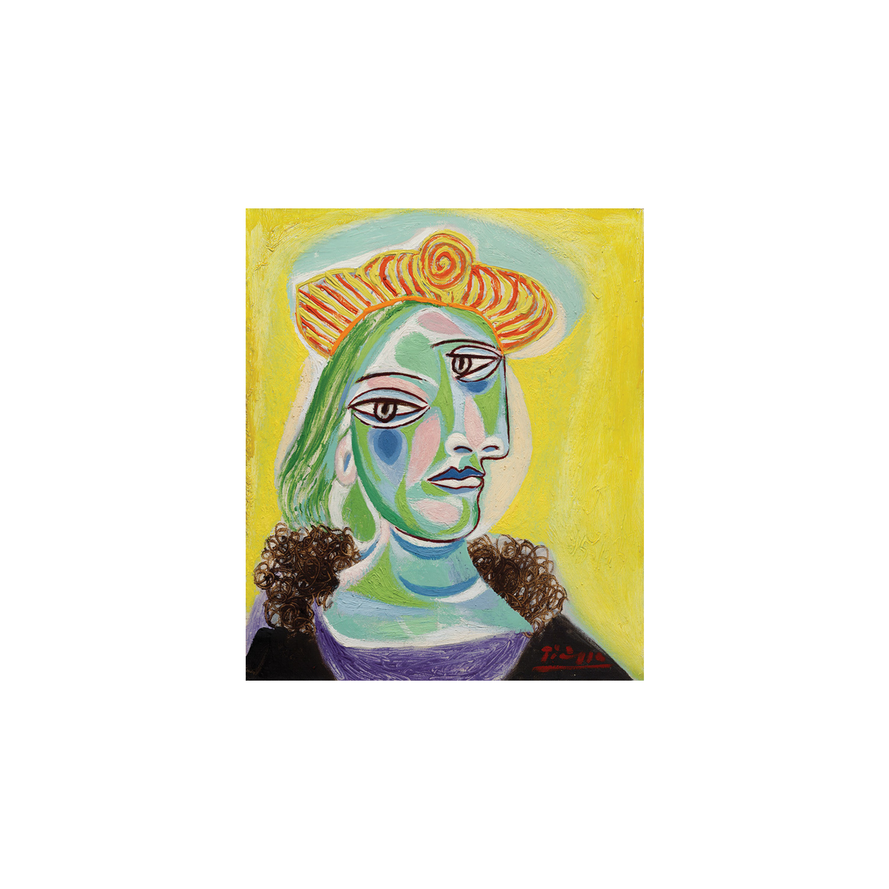 Pablo Picasso - Bir Kadının Büstü Fine Art Baskı