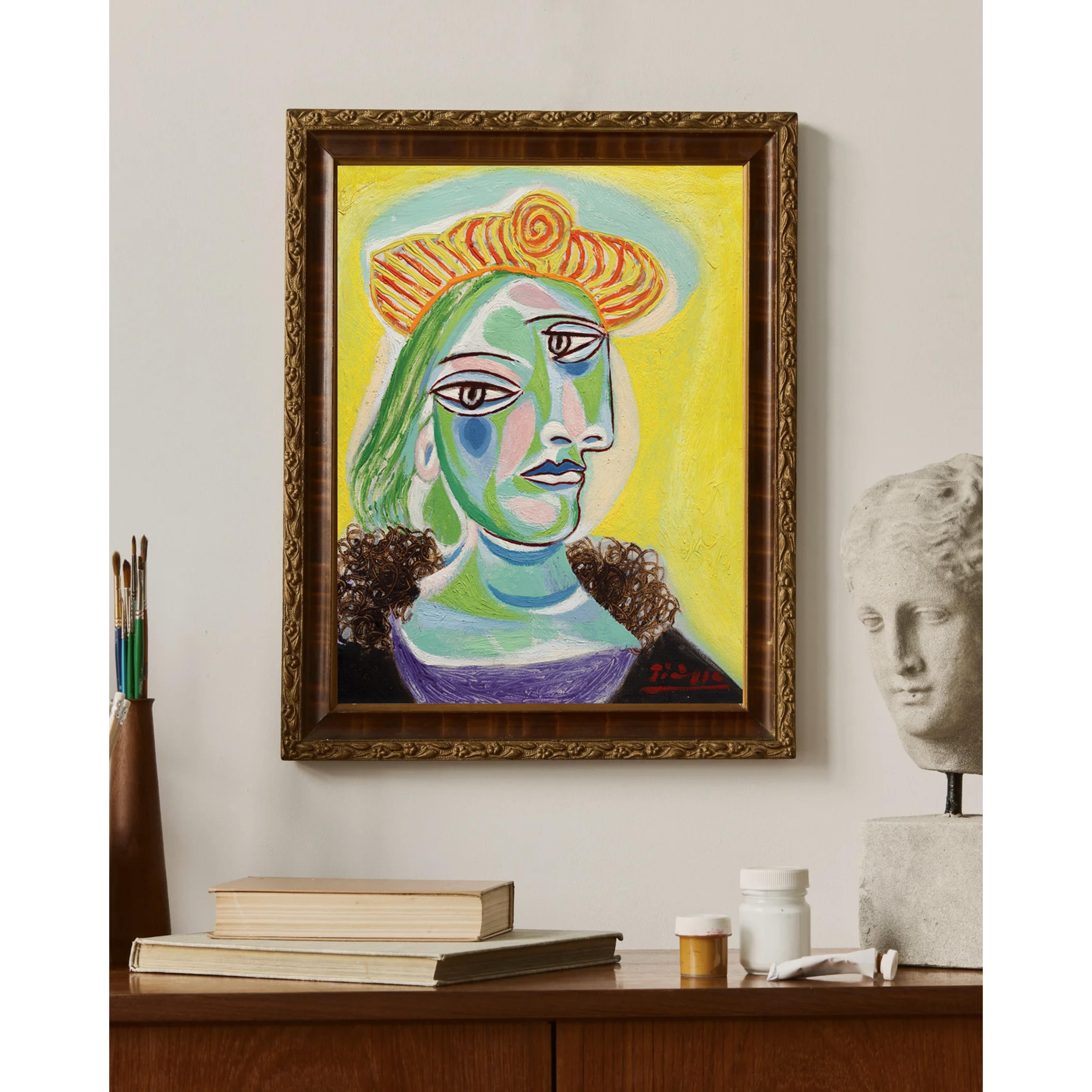 Pablo Picasso - Bir Kadının Büstü Fine Art Baskı