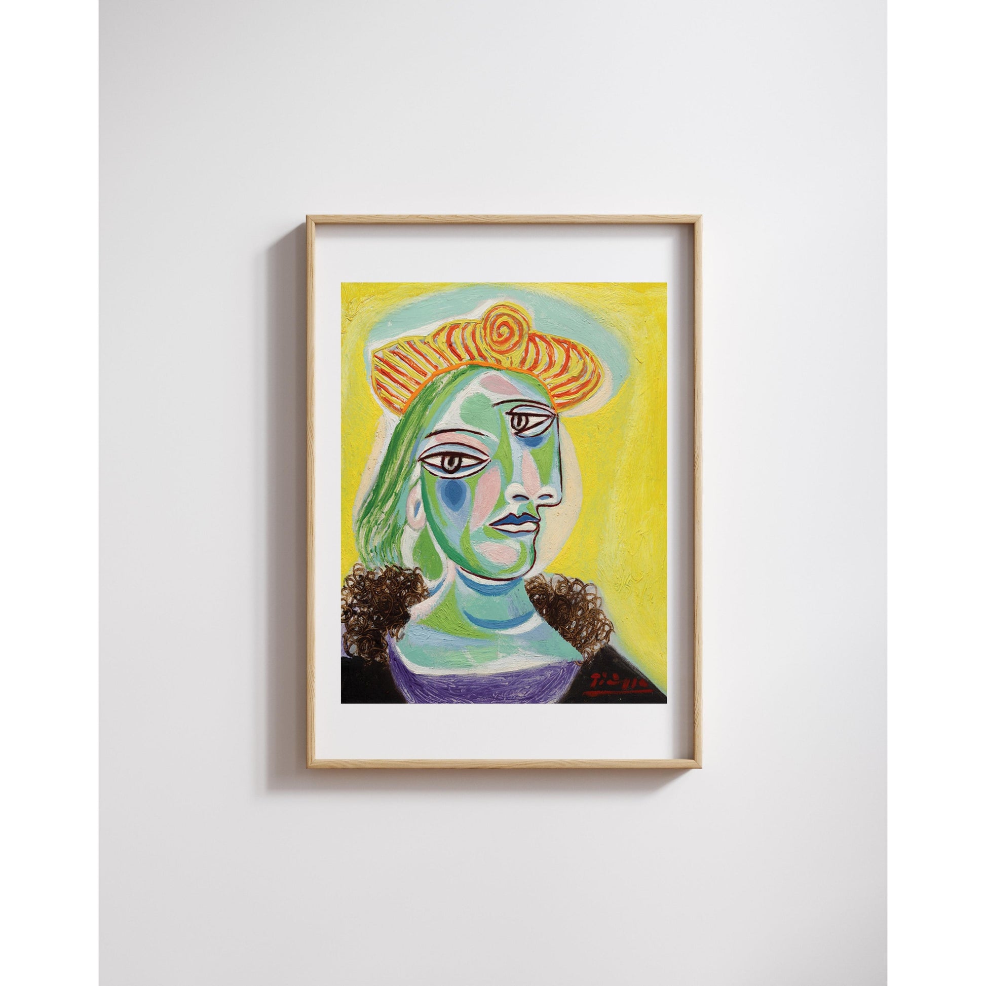 Pablo Picasso - Bir Kadının Büstü Fine Art Baskı