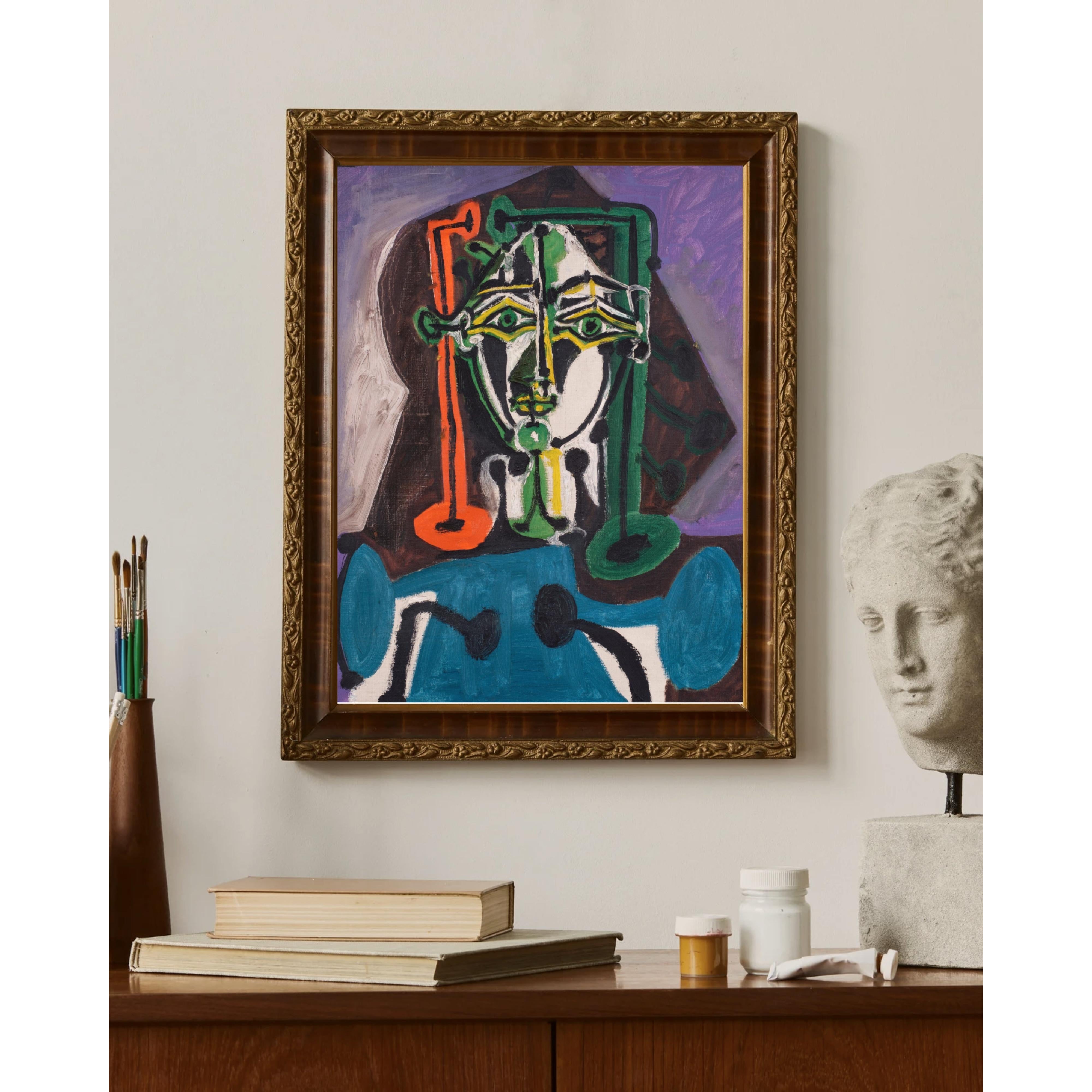 Pablo Picasso - Kadın Büstü Fine Art Baskı