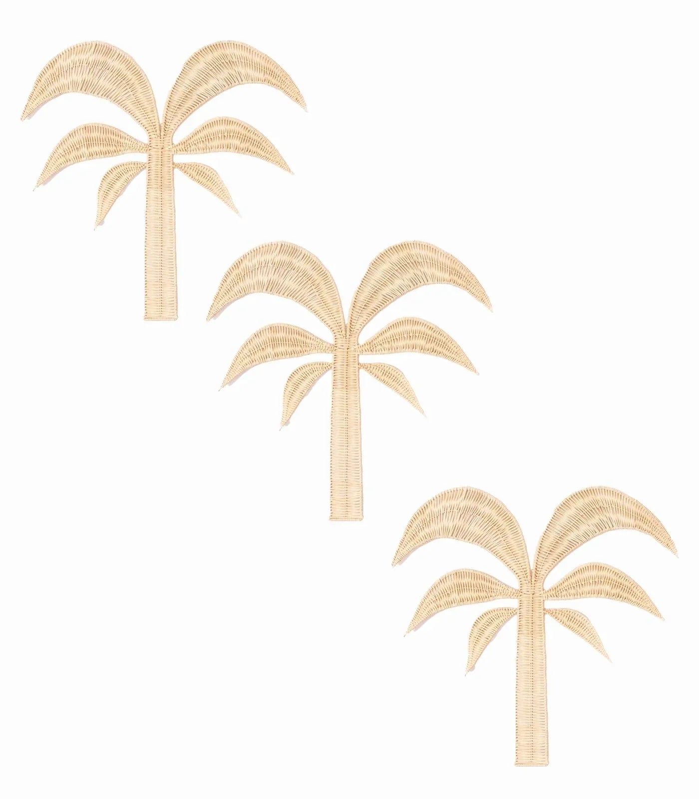 Palm Rattan Duvar Dekoru