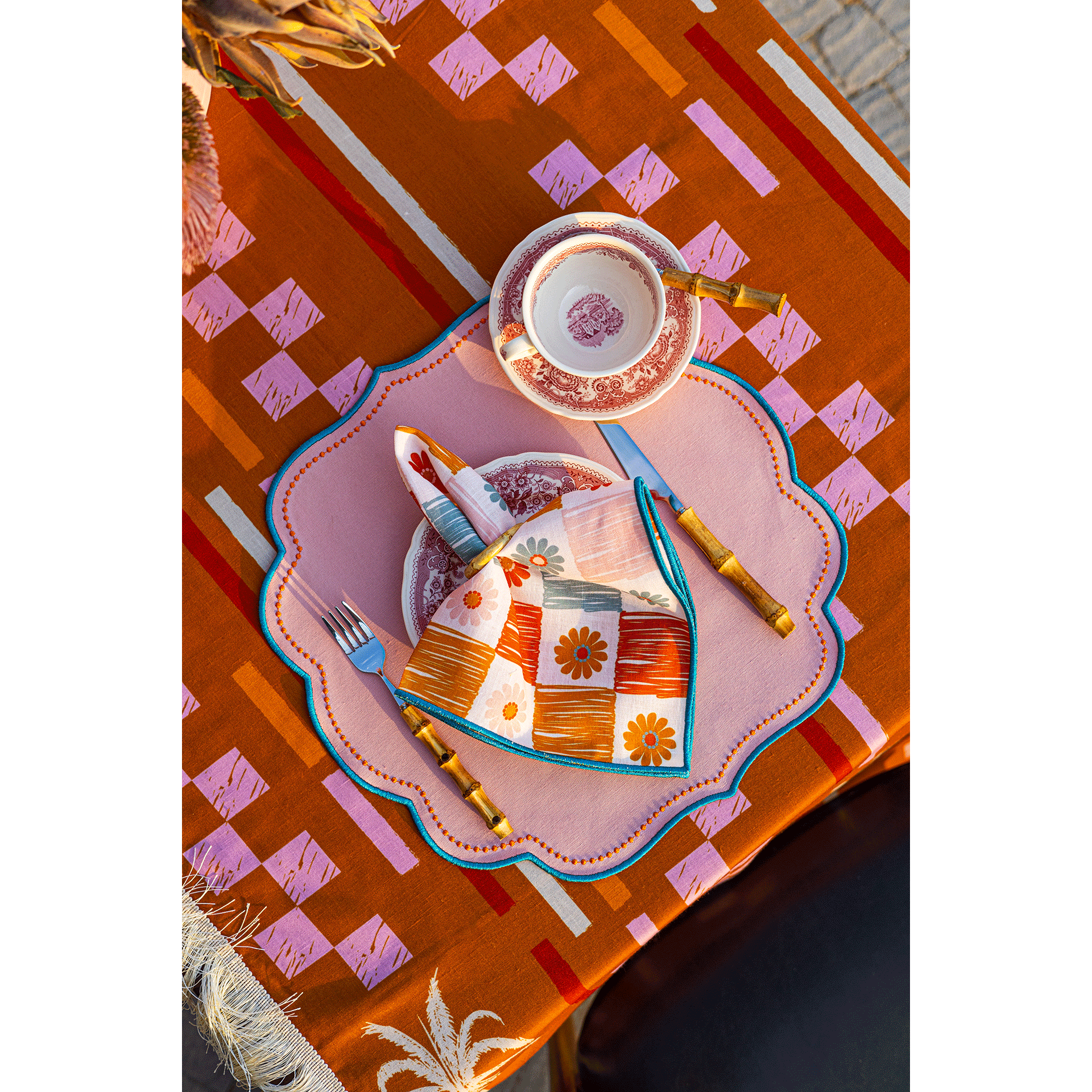 Palms & Sands Amerikan Servisi (4'lü Set)