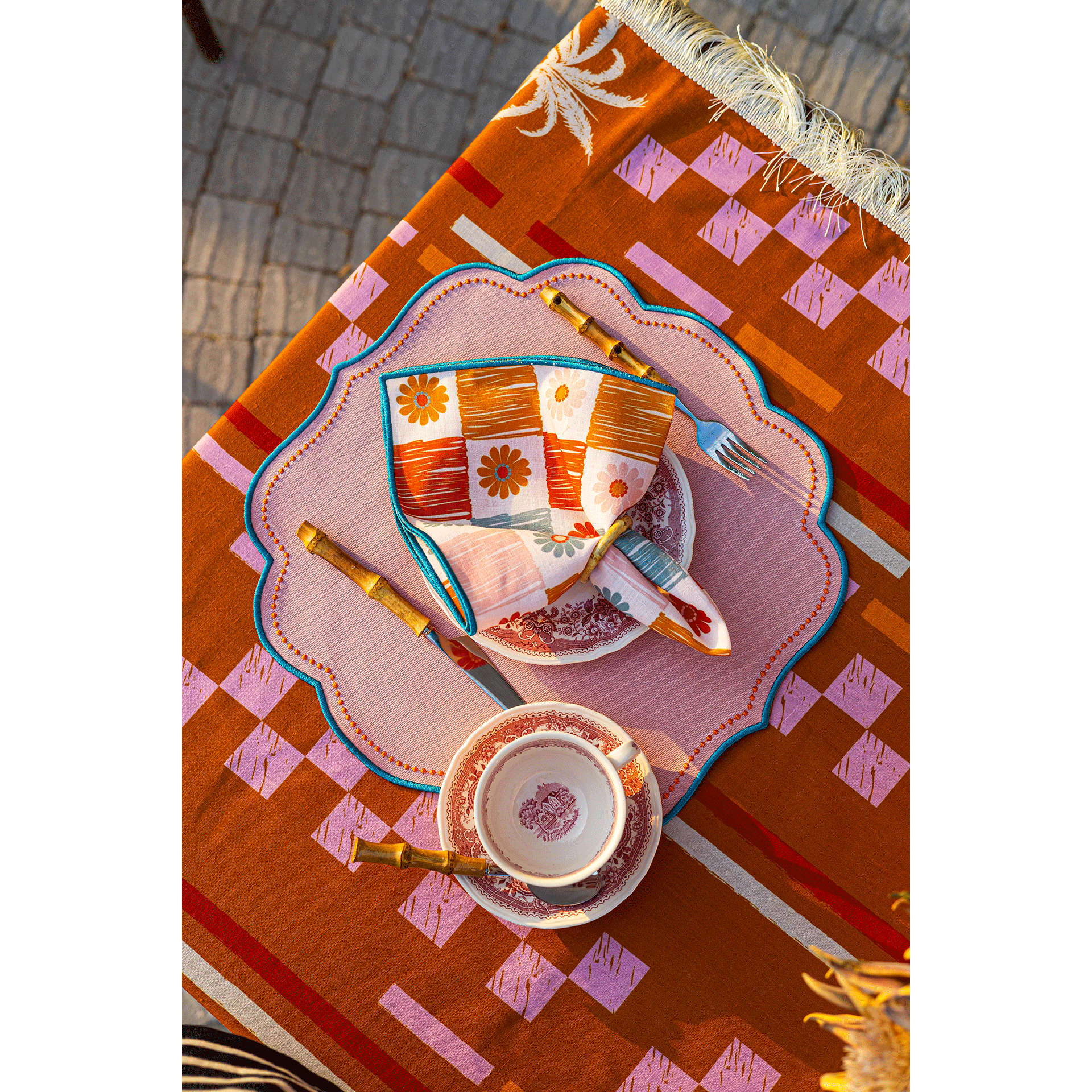 Palms & Sands Amerikan Servisi (4'lü Set)