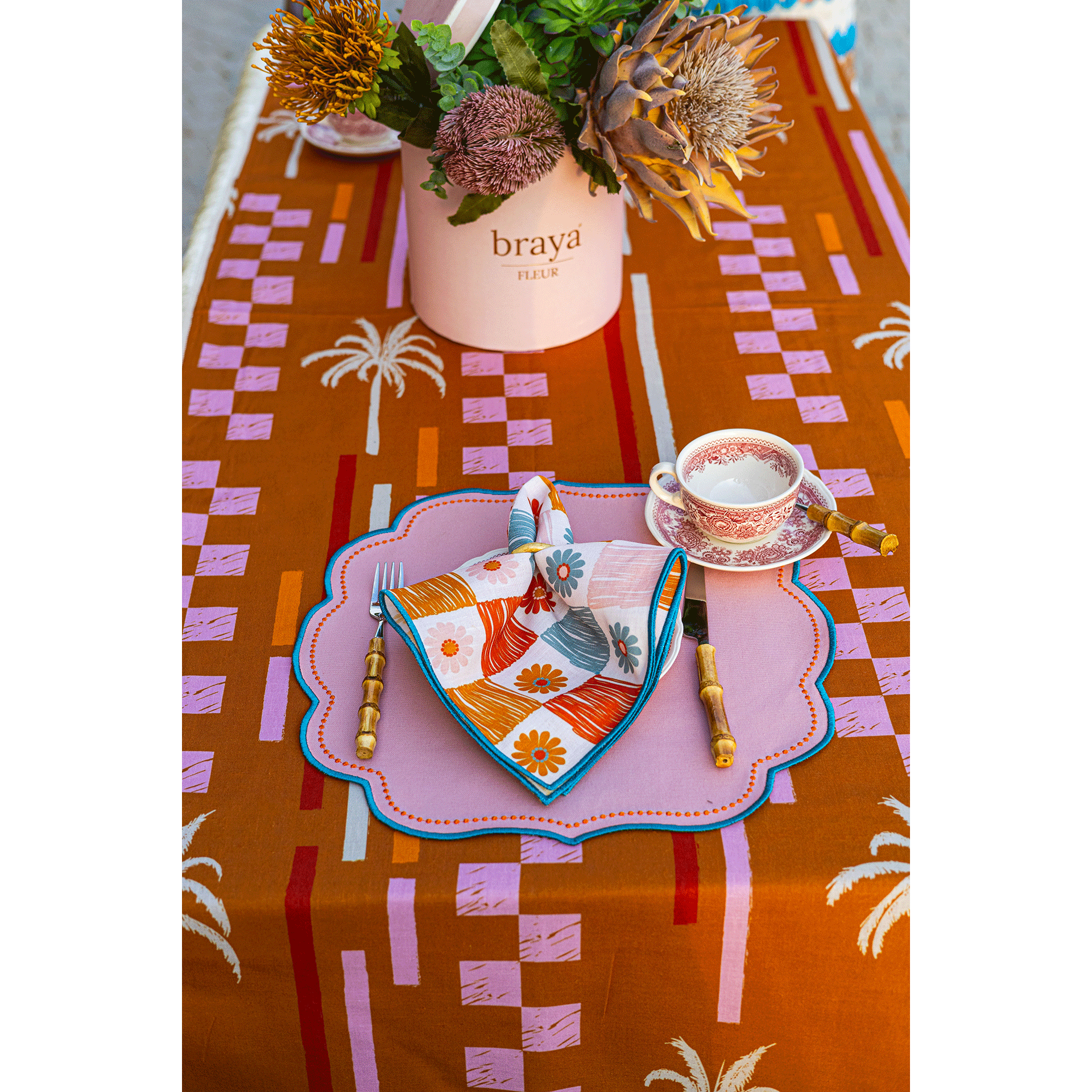 Palms & Sands Amerikan Servisi (4'lü Set)