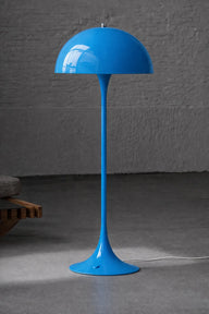 Panthella Zemin Lambası-Lambader-Rose Lighting-Açık Mavi-NowShopFun
