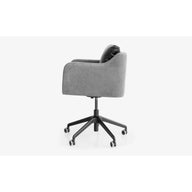 Papillonne Ofis Sandalyesi Tekerlekli-Ofis Sandalyesi-Lagu-Pembe Kenzo-Krom-Bej Buklet-NowShopFun